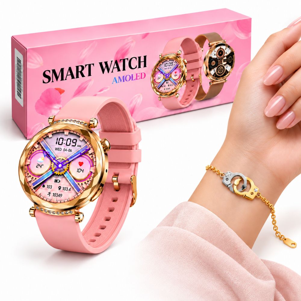 Smartwatch Lady Luxe con Pulsera Femenina
