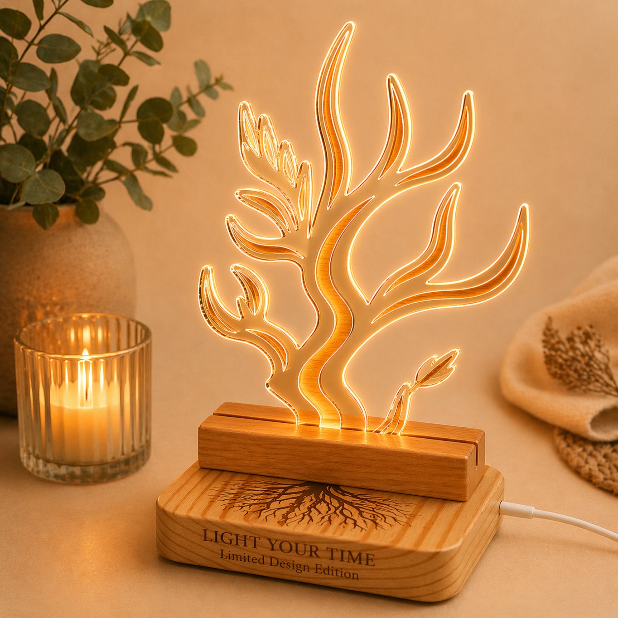 Lampara LED Árbol