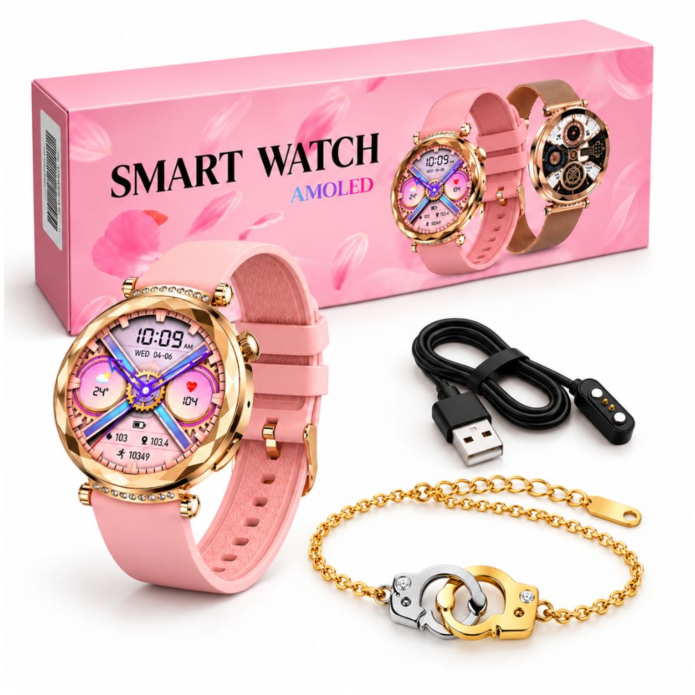 Smartwatch Lady Luxe con Pulsera Femenina