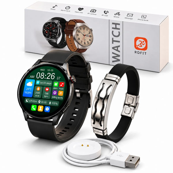Smartwatch Grand Classic con Pulsera Masculina