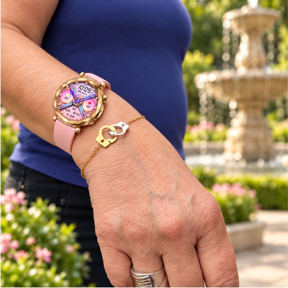 Smartwatch Lady Luxe con Pulsera Femenina