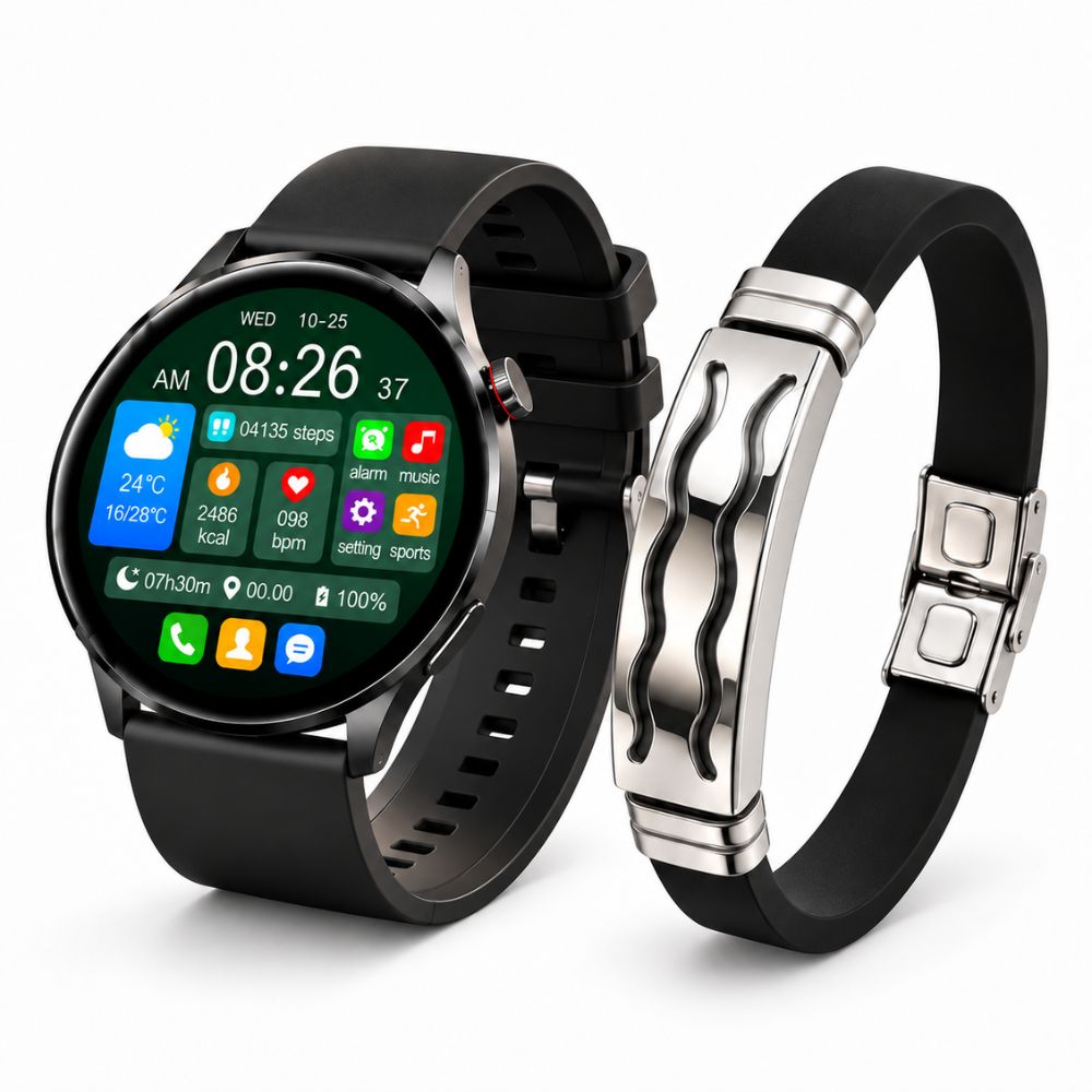 Smartwatch Grand Classic con Pulsera Masculina