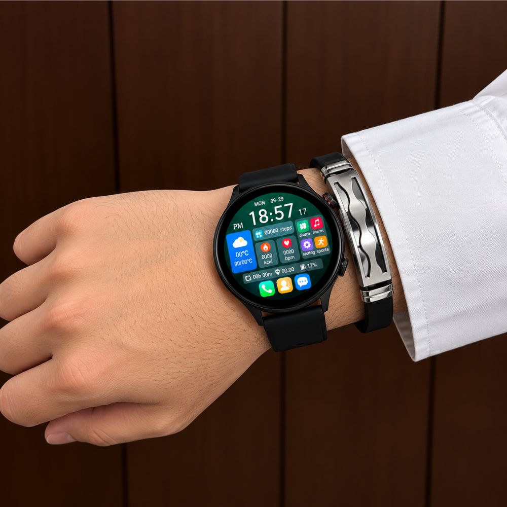 Smartwatch Grand Classic con Pulsera Masculina