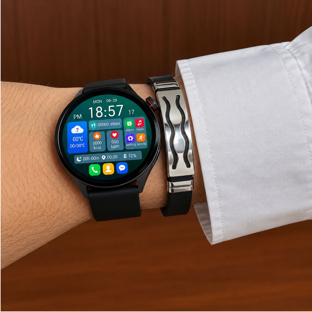 Smartwatch Grand Classic con Pulsera Masculina