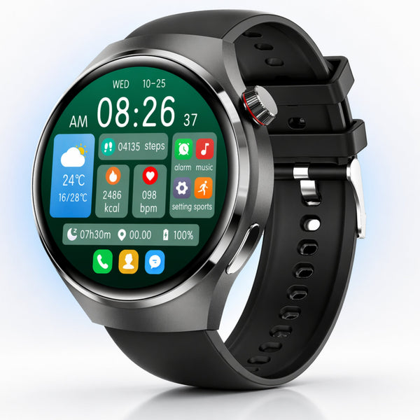 💥 Smartwatch Hombre Elegante Llamadas Bluetooth y Notificaciones – Dina Grand Classic