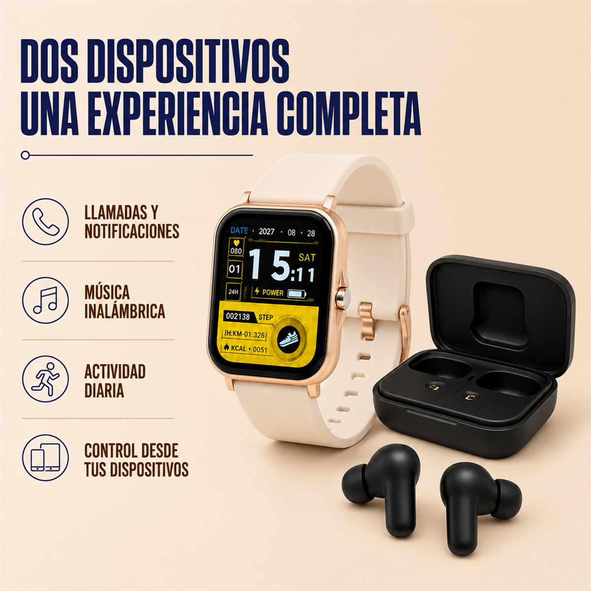 Combo Smartwatch + Buds