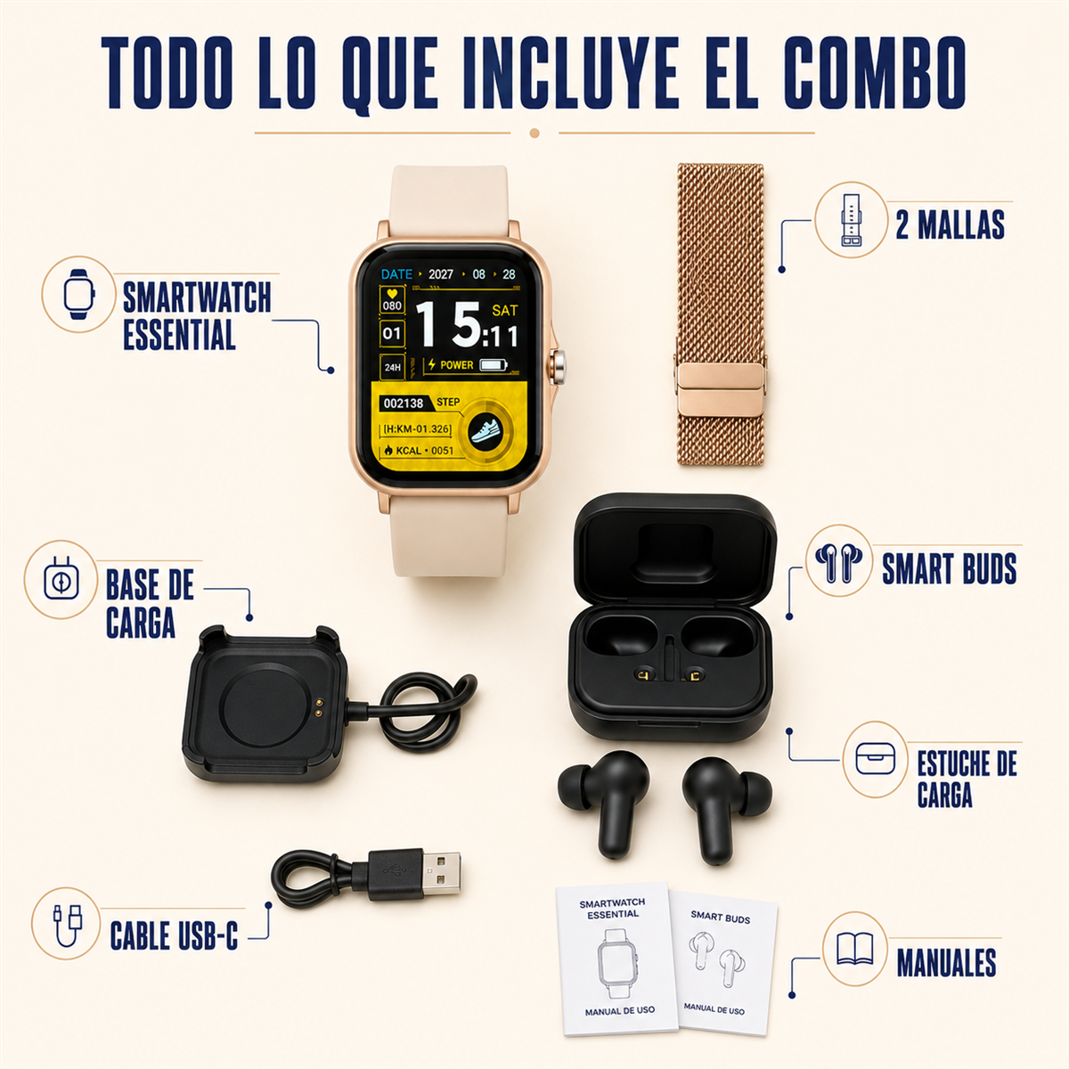 Combo Smartwatch + Buds