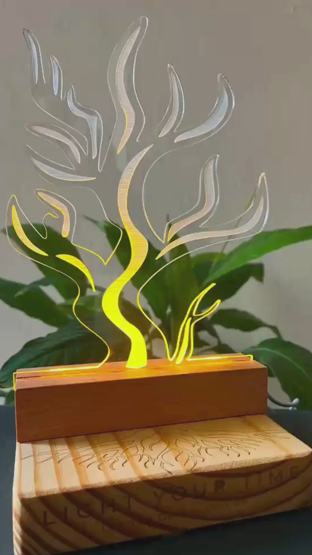 Lampara LED Árbol